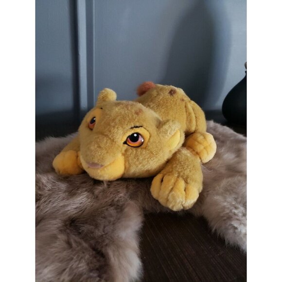 Disney Store‎ Plush Crouching Simba Cub The Lion King Stuffed Toy Animal - Picture 5 of 6